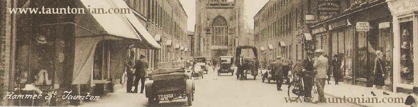 old pictures of Taunton in Somerset. Haines
